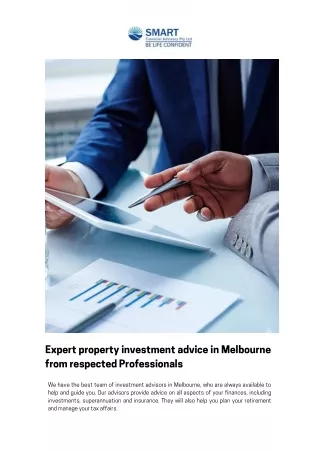 expert property investment advice in melbourne