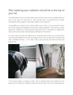 Rejuvenate old Home Decor with Column Radiators - Radiator Outlet - slide 1