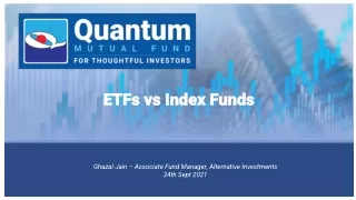 ETFs vs Index Funds