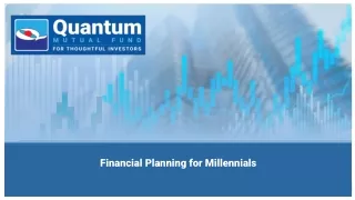 Financial Planning for Millennials