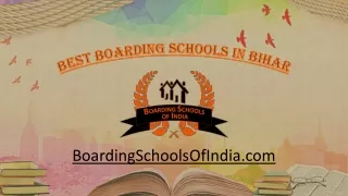 Affordable Boarding school in Bihar for boys and girls