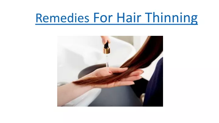 remedies for hair thinning