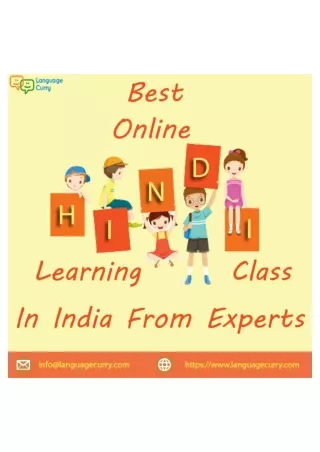 Learn How To Speak India's Regional Language Hindi Online from the Expert Hindi
