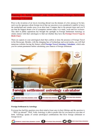 planning to settle abroad ask your personal