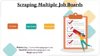 scraping multiple job boards