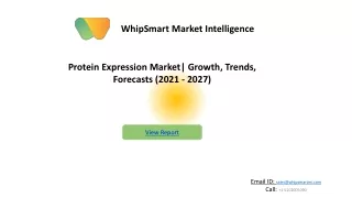 Protein Expression Market  Industry | Whipsmartmi