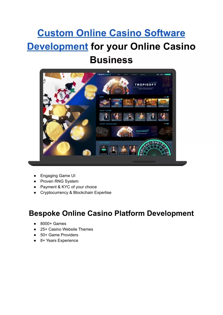 custom online casino software development