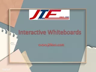 interactive whiteboards