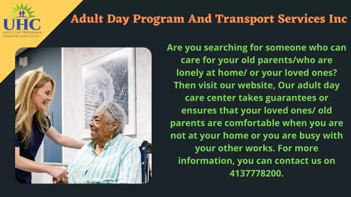 adult day program and transport services inc