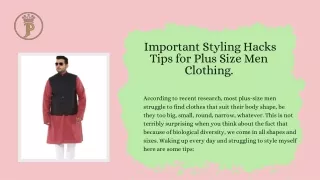Important Styling Hacks Tips for Plus Size Men  Clothing.