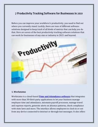 7 productivity tracking software for businesses