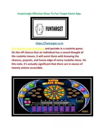 Surprisingly Effective Ways To Fun Target Game App.-