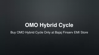 omo hybrid cycle