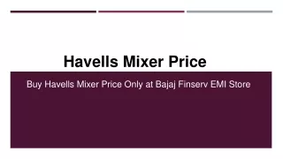 havells mixer price