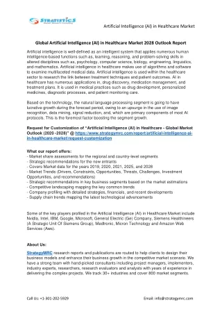 artificial intelligence ai in healthcare market