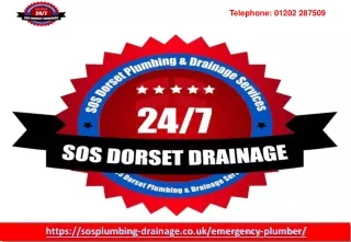Drainage And Plumbing Emergency Services In Bournemouth