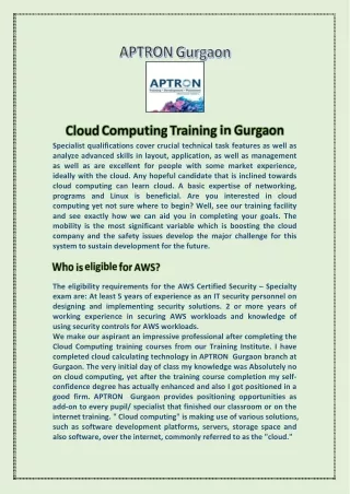 specialist qualifications cover crucial technical