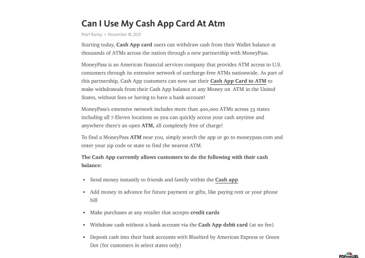 can i use my cash app card at atm