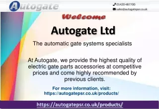 Electric Gate Parts Accessories In Portsmouth