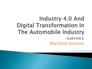 digital transformation in automobile industry