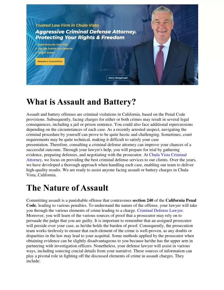 what is assault and battery