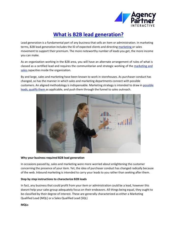 PPT - What is B2B lead generation PowerPoint Presentation, free ...