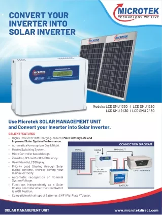 Microtek Solar Management Unit