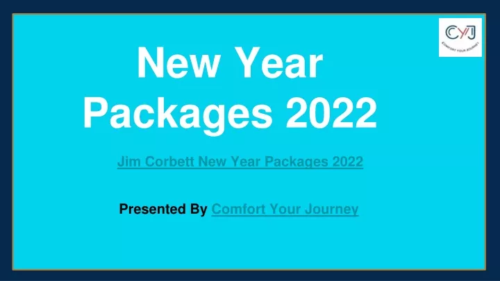 new year packages 2022