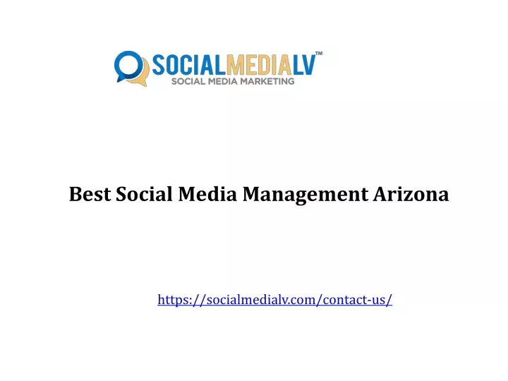 best social m edia m anagement arizona