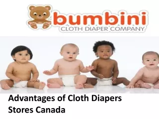 Advantages of Cloth Diapers Stores Canada
