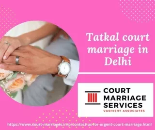 Tatkal court marriage in Delhi (1)