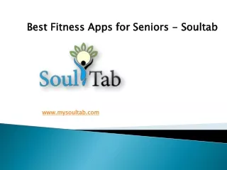 Best Fitness Apps for Seniors - Soultab