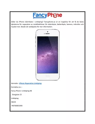 s ker du iphone sk rmbyte i link ping fancyphone