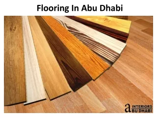 flooring in abu dhabi