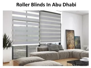 roller blinds in abu dhabi