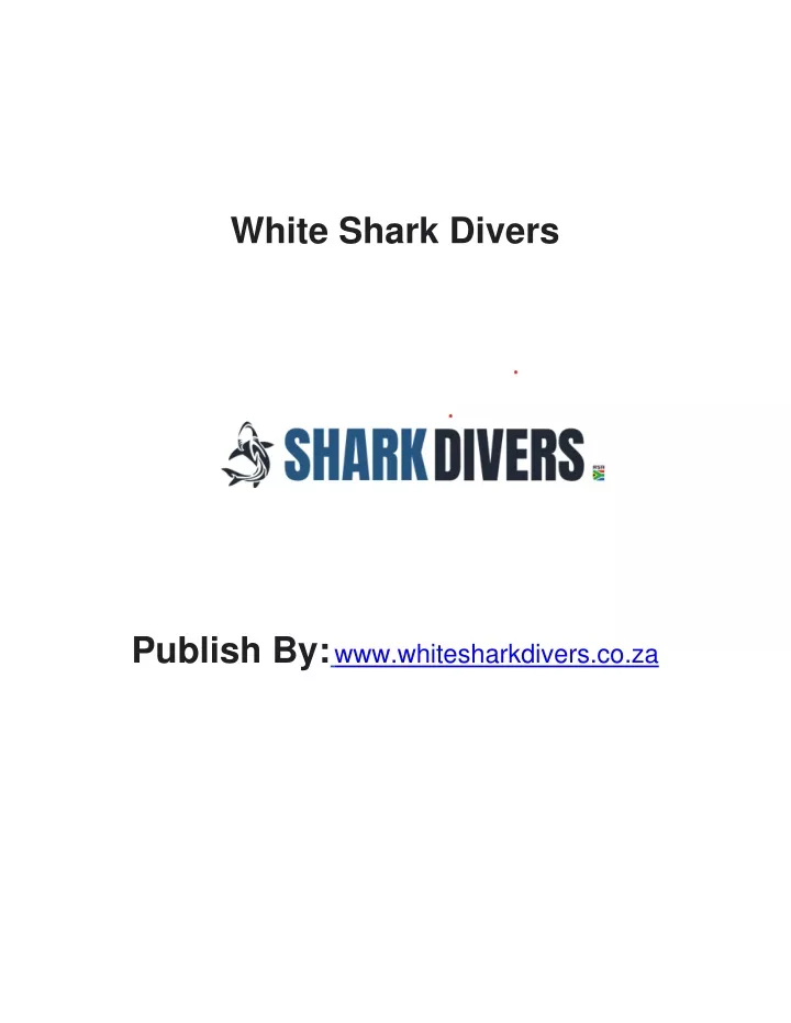 white shark divers
