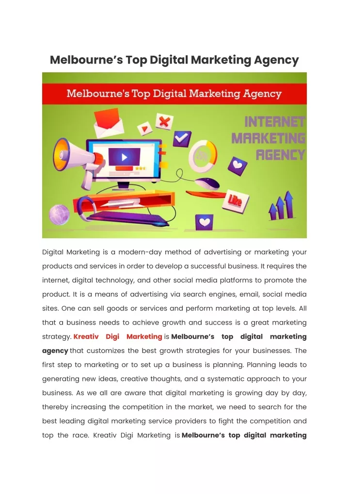 melbourne s top digital marketing agency