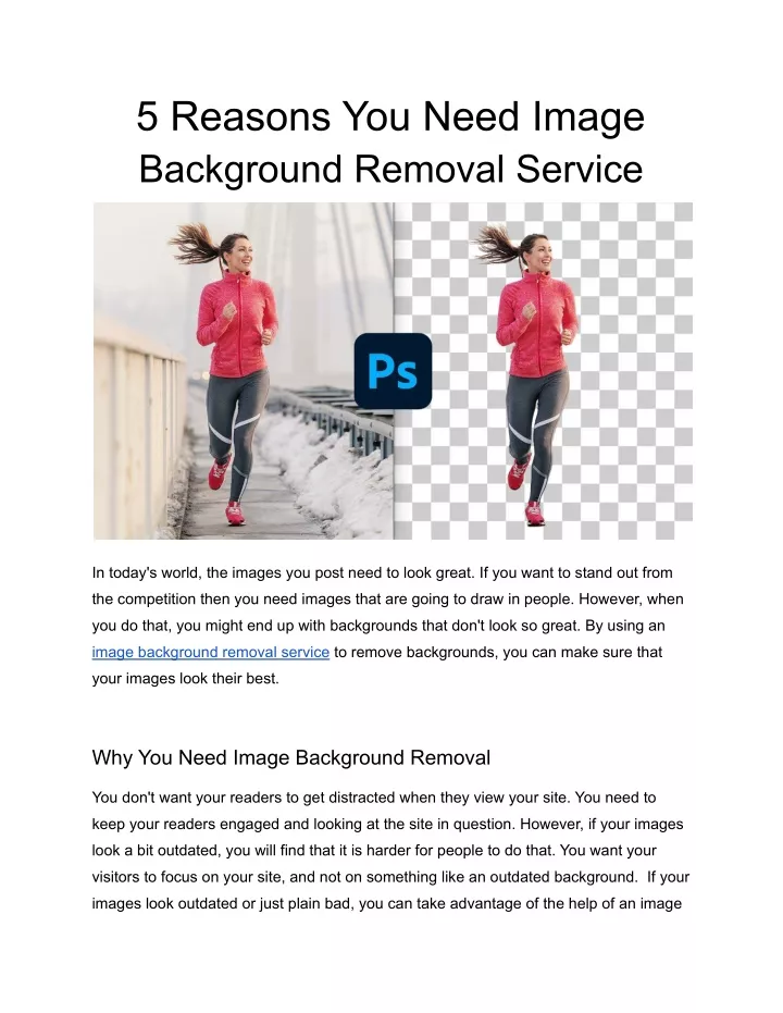 5 reasons you need image background removal