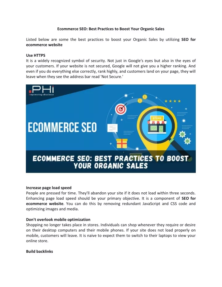 ecommerce seo best practices to boost your