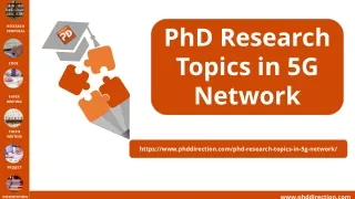 PhD Research Topics in 5G Network