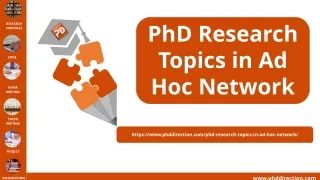 phd research topics in ad hoc network