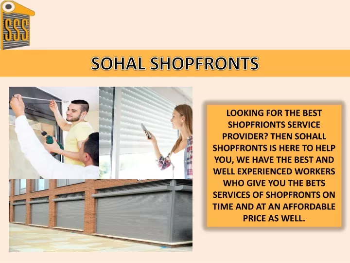 sohal shopfronts