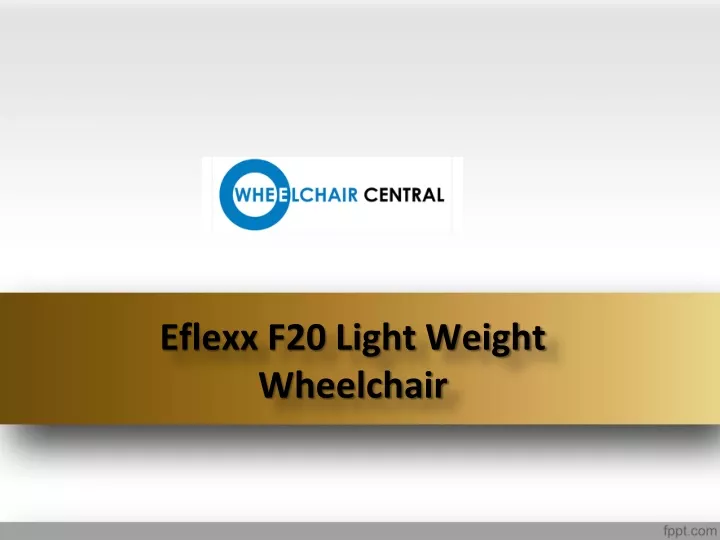 eflexx f20 light weight wheelchair