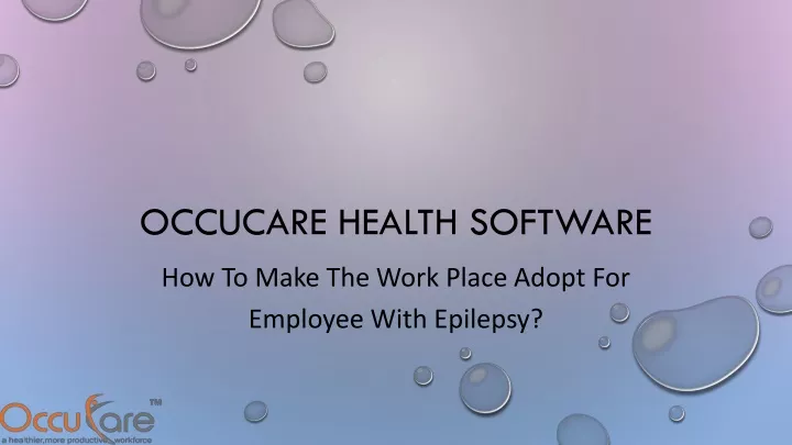 occucare health software