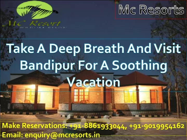 mc resorts