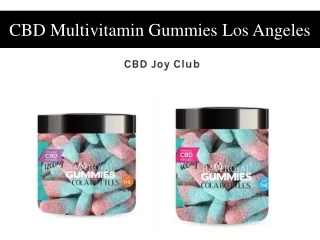 CBD Multivitamin Gummies Los Angeles
