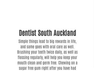 Dentist South Auckland
