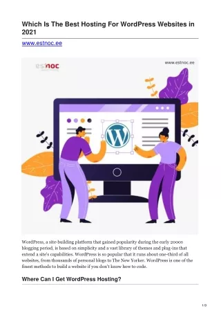 which is the best hosting for wordpress websites
