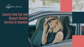 Luxury Limo Car and Airport Shuttle Service in Houston