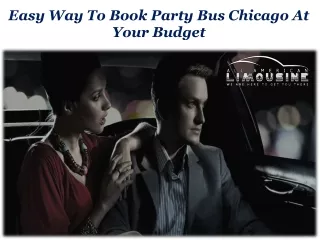Easy Way To Book Party Bus Chicago At Your Budget
